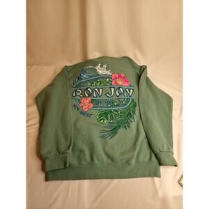 Tropical Vibes – Ron Jon Key West Green Hoodie (M)
